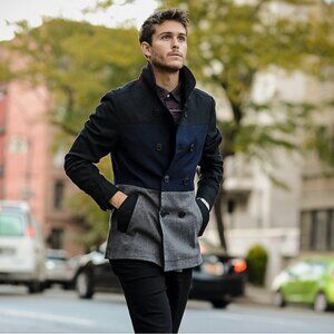 Howe Rolls Royce Double Breasted Pea Coat Jacket